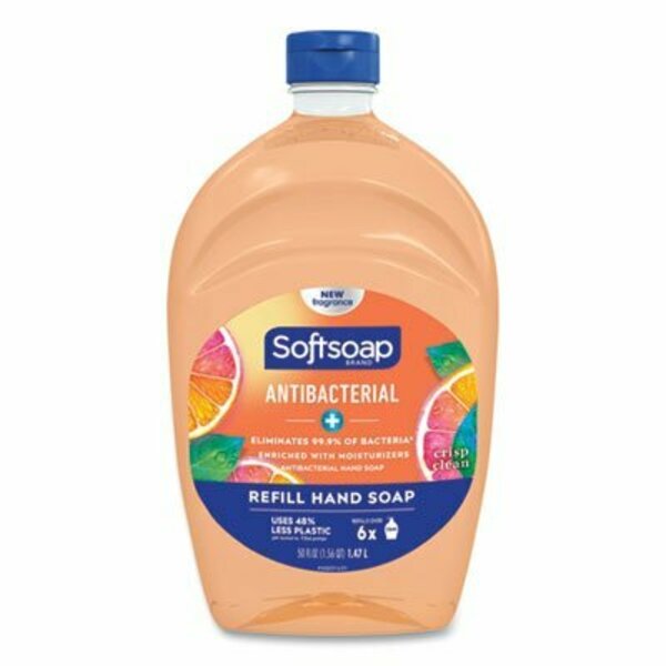 Colgate-Palmolive Softsoap, ANTIBACTERIAL LIQUID HAND SOAP REFILLS, FRESH, ORANGE, 50 OZ 46325EA